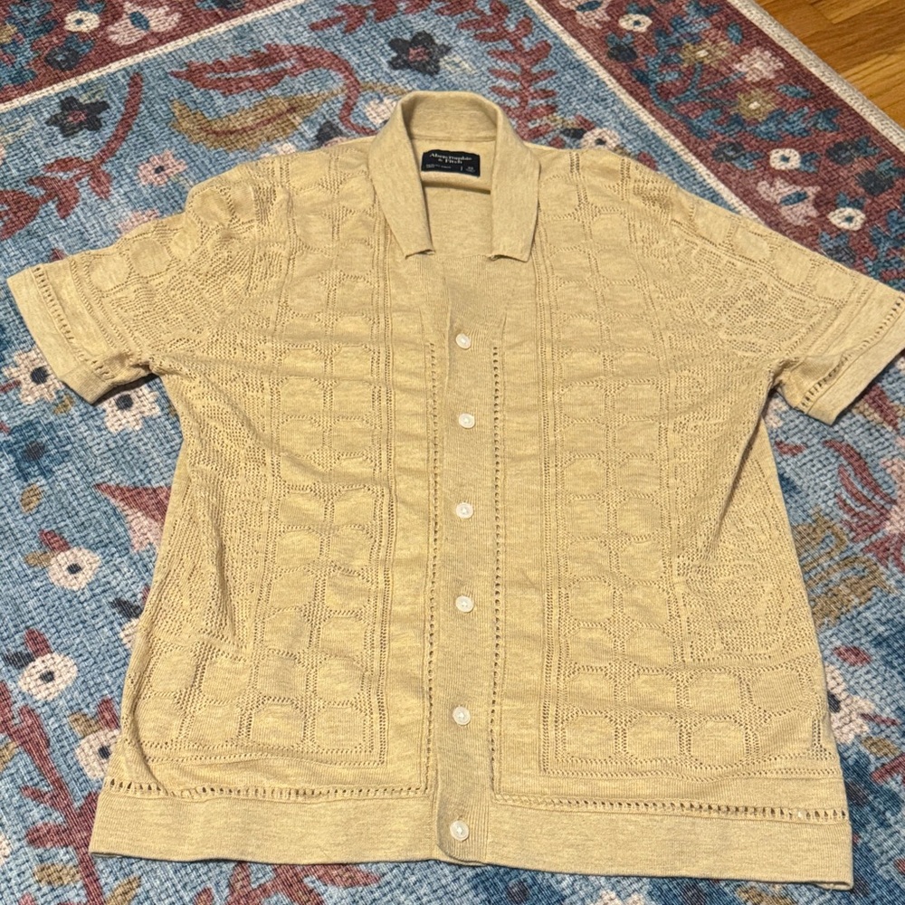 Abercrombie & Fitch Tan Knit Top